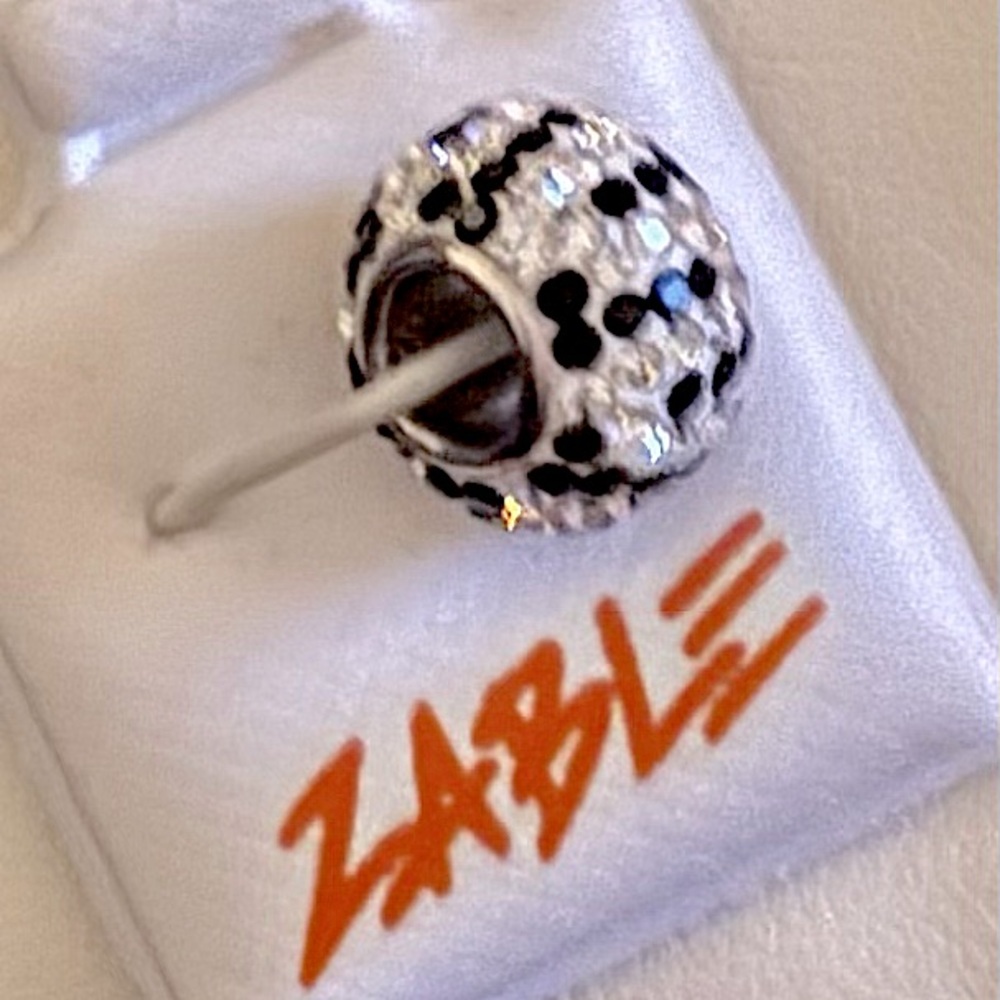 Zable Leopard Print Crystal Bead - Brand New